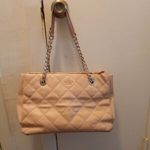 Kate Spade Quilted Cream Shoulder Bag